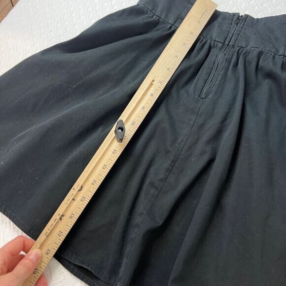 Dynamite Women's Medium Y2K Black High Waisted Knee Length Tennis Skirt Lounge - Picture 8 of 10